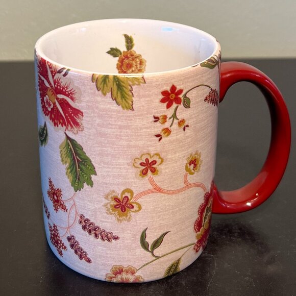 Vtg Lang PARADISE VINE Mug ~ Colonial Williamsburg Foundation ~ Textile Artwork - Picture 6 of 15
